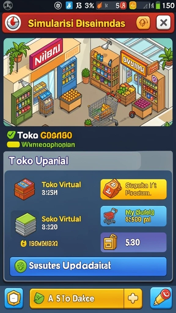 Grafis yang kaya warna dan detail yang menawan.