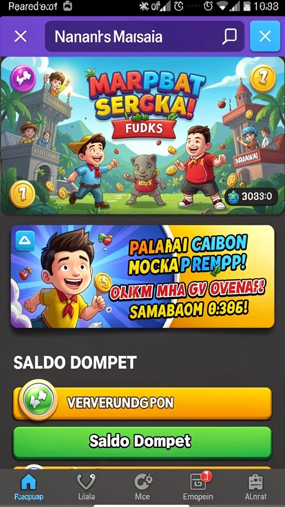 Tampilan antarmuka yang intuitif dan menarik.