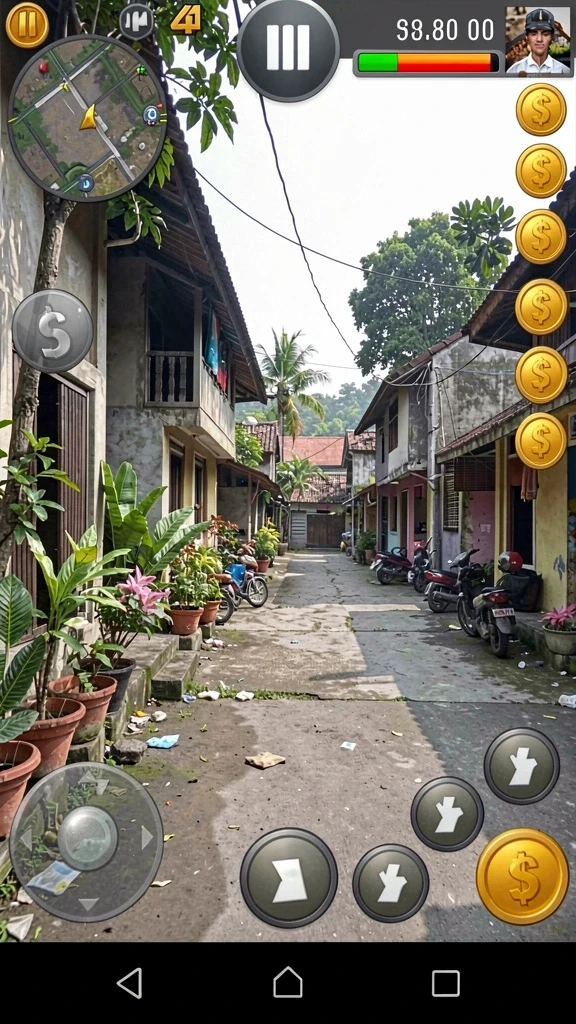 Tema permainan yang bervariasi dan seru.