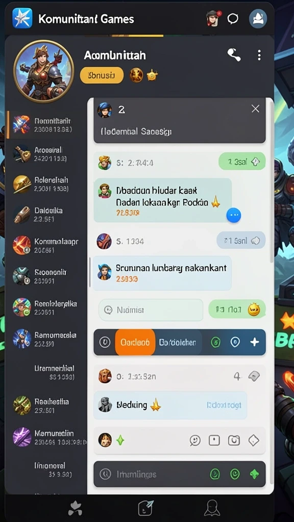 Tampilan awal permainan yang menarik dan intuitif.