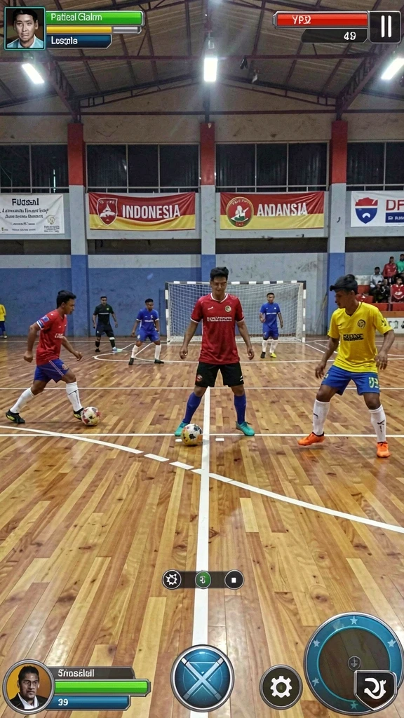 Tangkapan layar A7777: Karakter dan misi yang menarik.