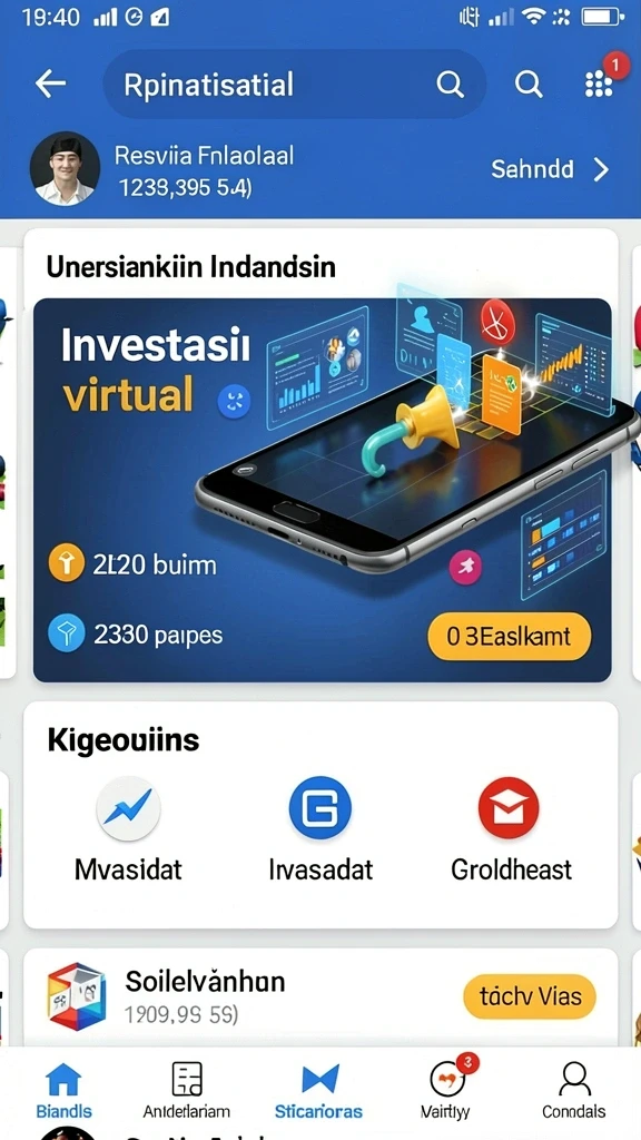 Fitur komunitas yang memungkinkan interaksi antar pemain.