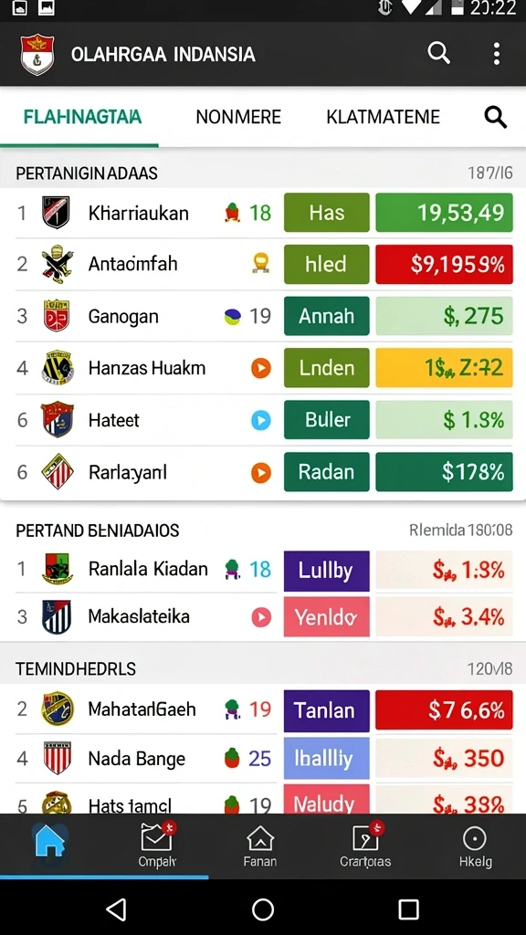 Tampilan antarmuka yang user-friendly.