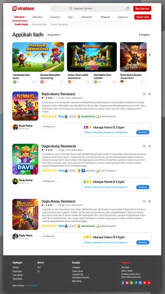 Berbagai mode permainan yang menarik dan seru.