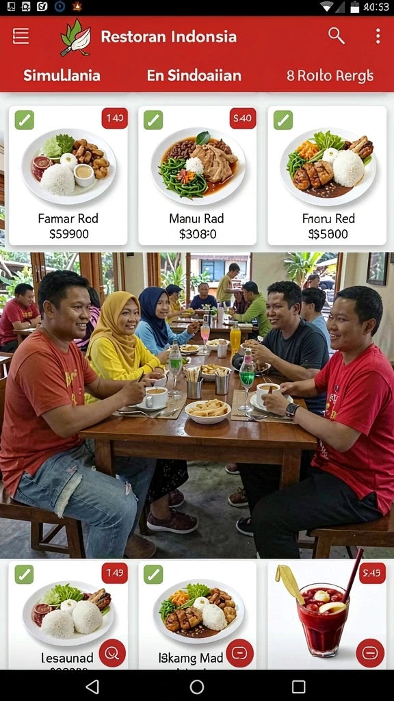 Tampilan antarmuka yang menarik dan mudah digunakan.