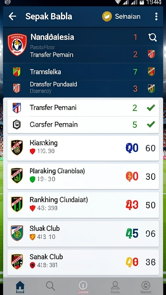 Tampilan antarmuka BIRUTOTO yang sederhana dan menarik.