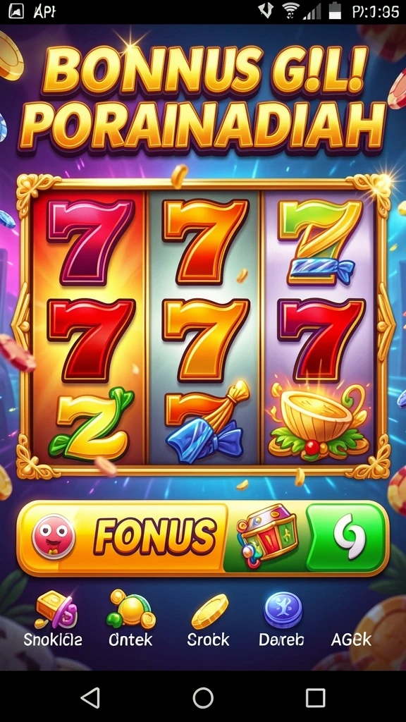 Screenshot menunjukkan gameplay seru di level menengah.