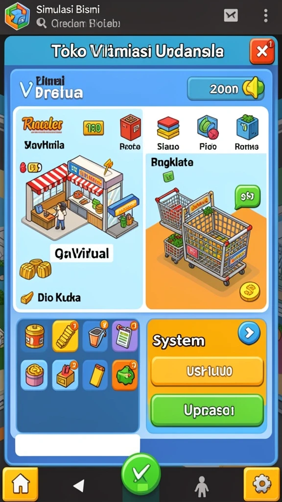 Karakter yang dapat dikustomisasi sesuai keinginan.
