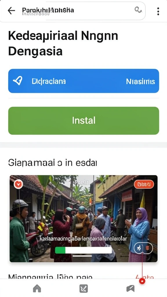 Screenshot saat sedang berkompetisi dalam level menantang.