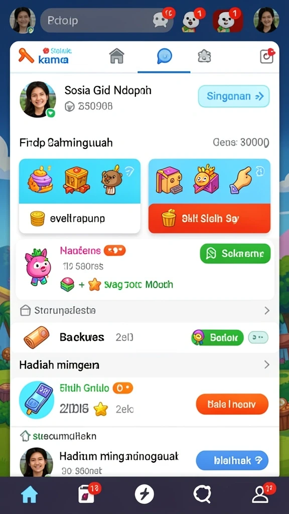 Tampilan antarmuka yang user-friendly dan mudah dinavigasi.