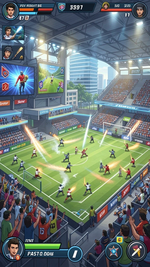 Tampilan awal game yang menarik dan interaktif.