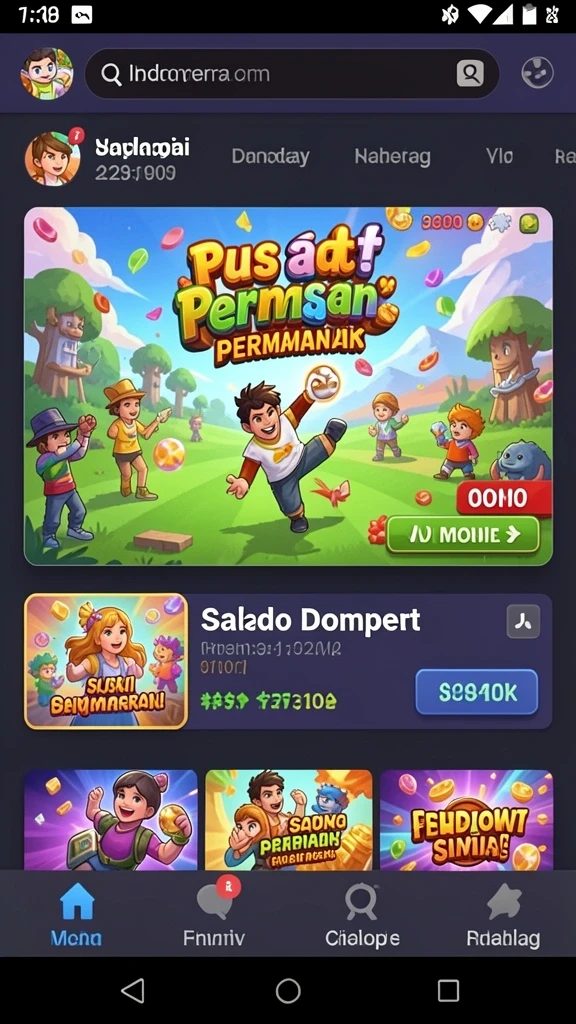 Gameplay seru dengan berbagai tantangan yang menanti.