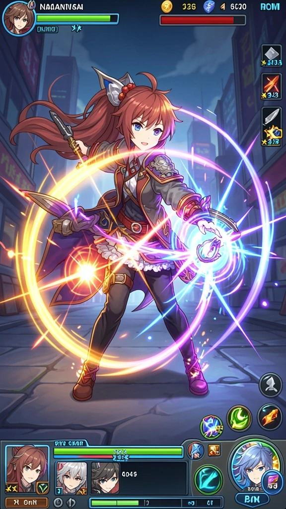 Tampilan awal game yang menawan dan penuh warna.