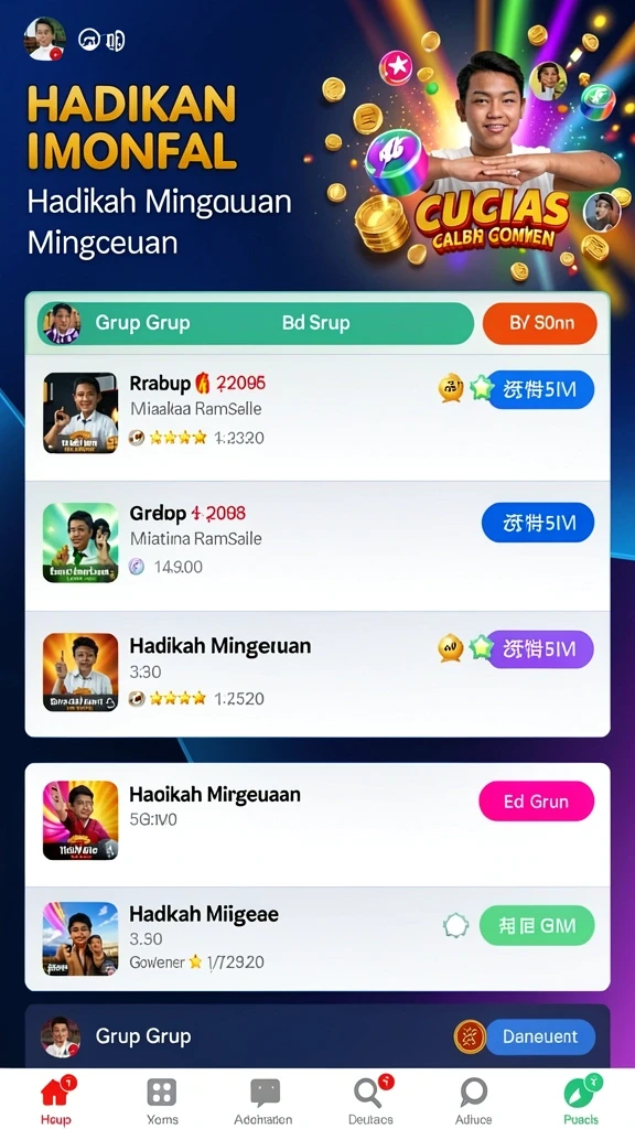 Tampilan awal yang menarik dan intuitif.