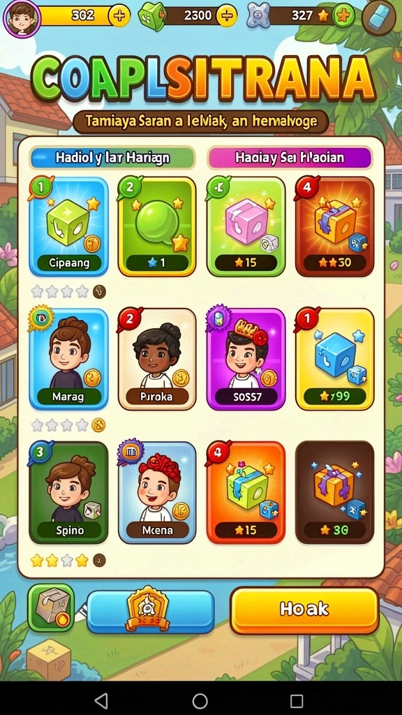 Reward menarik yang bisa didapatkan setiap hari.