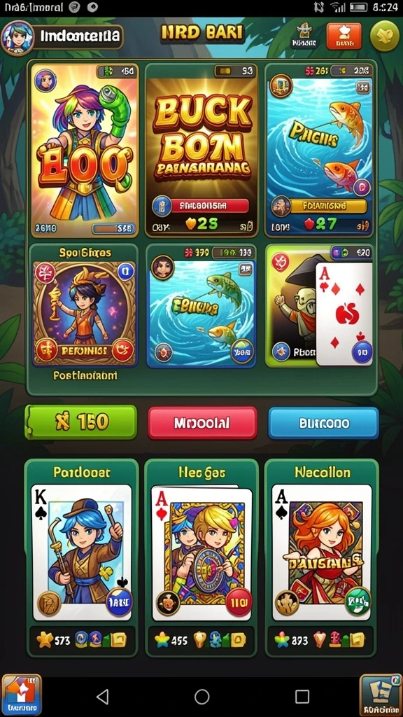 Beragam pilihan permainan judi online yang seru.
