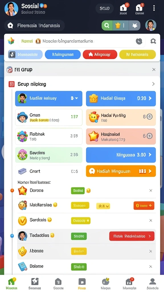 Tampilan utama aplikasi SONTOGEL yang user-friendly.