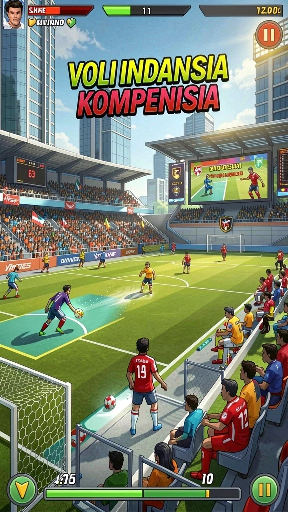 Screenshot menampilkan gameplay yang seru dan menantang.
