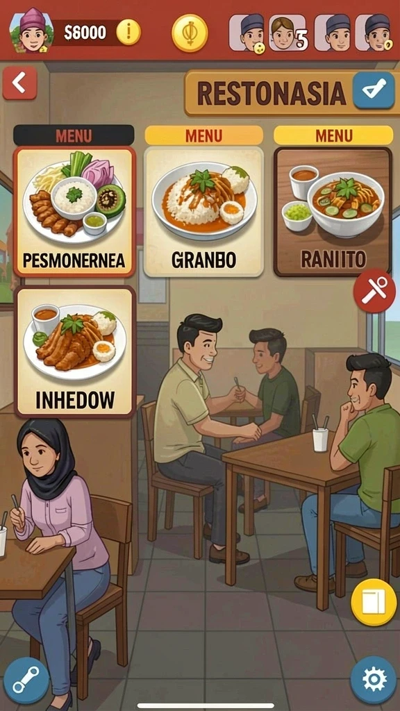 Tutorial yang membantu pemain baru memahami permainan.