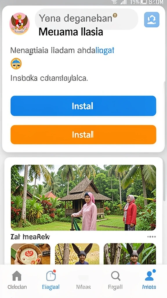 Tampilan antarmuka yang menarik dan modern.