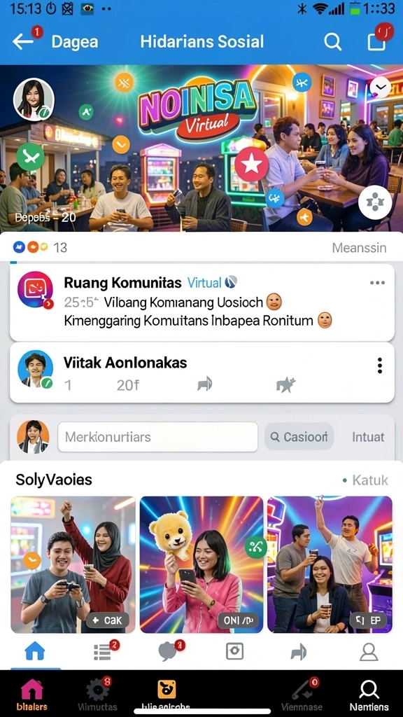 Gambaran karakter unik yang dapat dipilih.