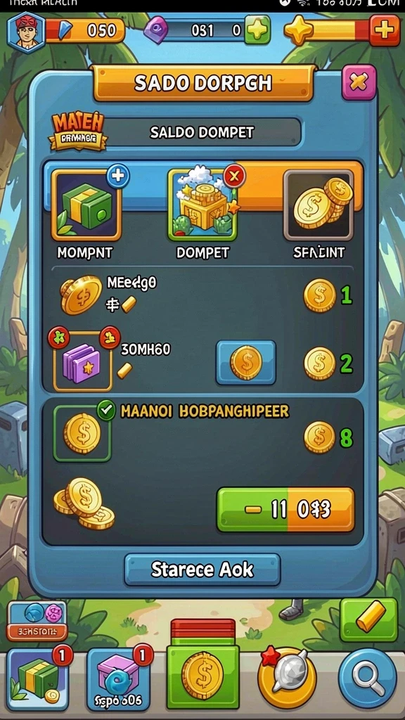 Tampilan awal yang memikat dengan karakter penuh warna.